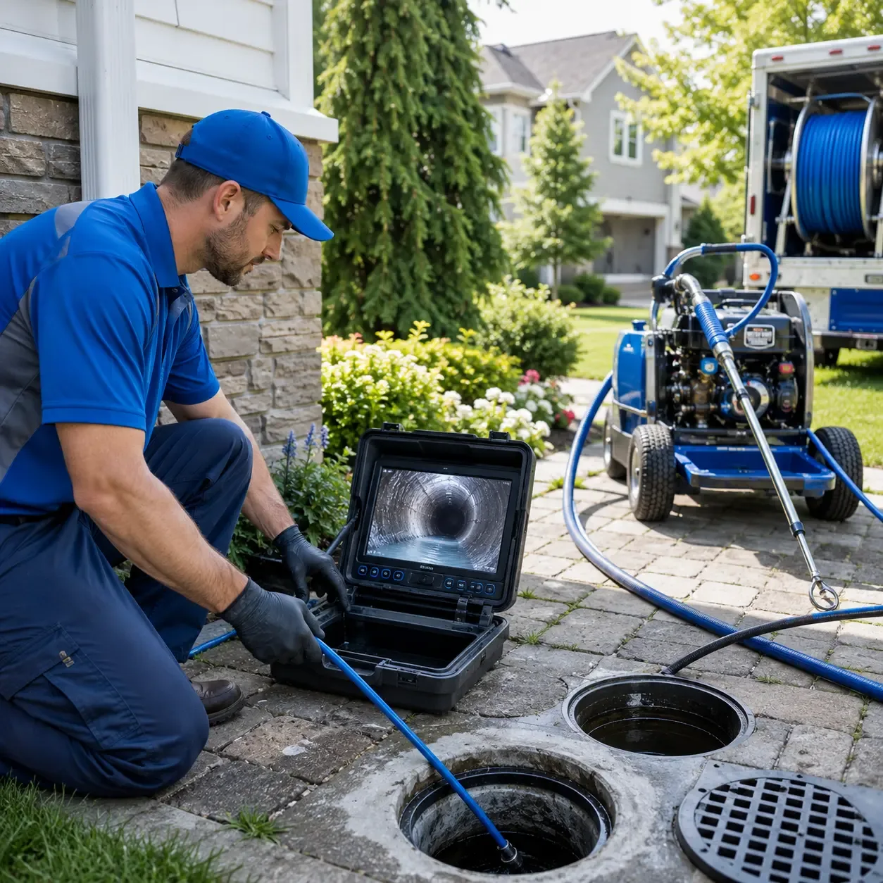 Outdoor drain cleaning professionals serving Moreland, GA
