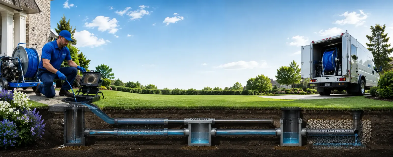 Outdoor drain cleaning information for Moreland, GA